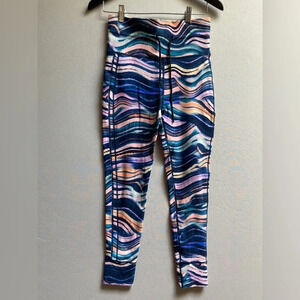 Vuori high waisted multi colour leggings Sz 27" (M/L)